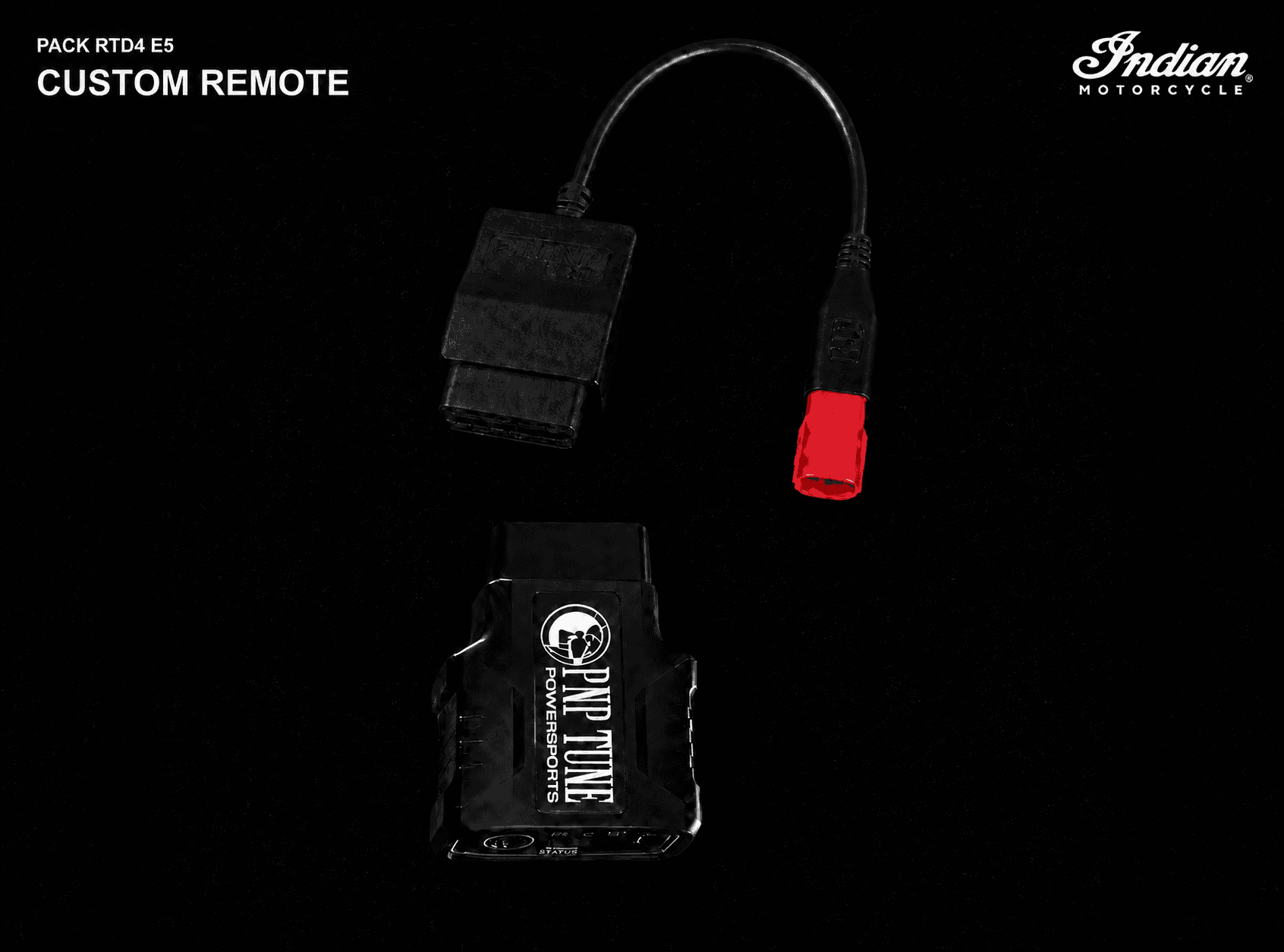 PACK RTD4 E5 · INDIAN MOTORCYCLE · CUSTOM REMOTE