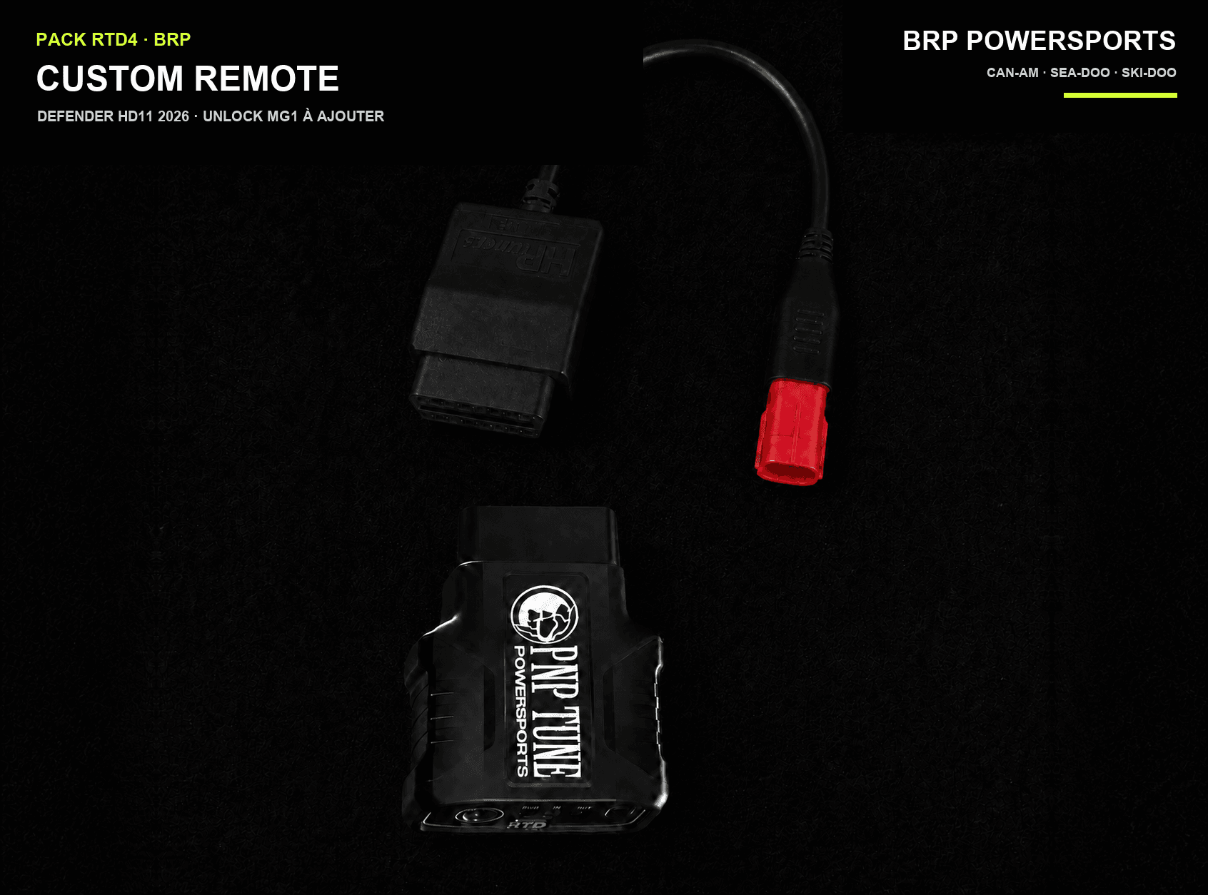 PACK RTD4 · BRP POWERSPORTS · CUSTOM REMOTE
