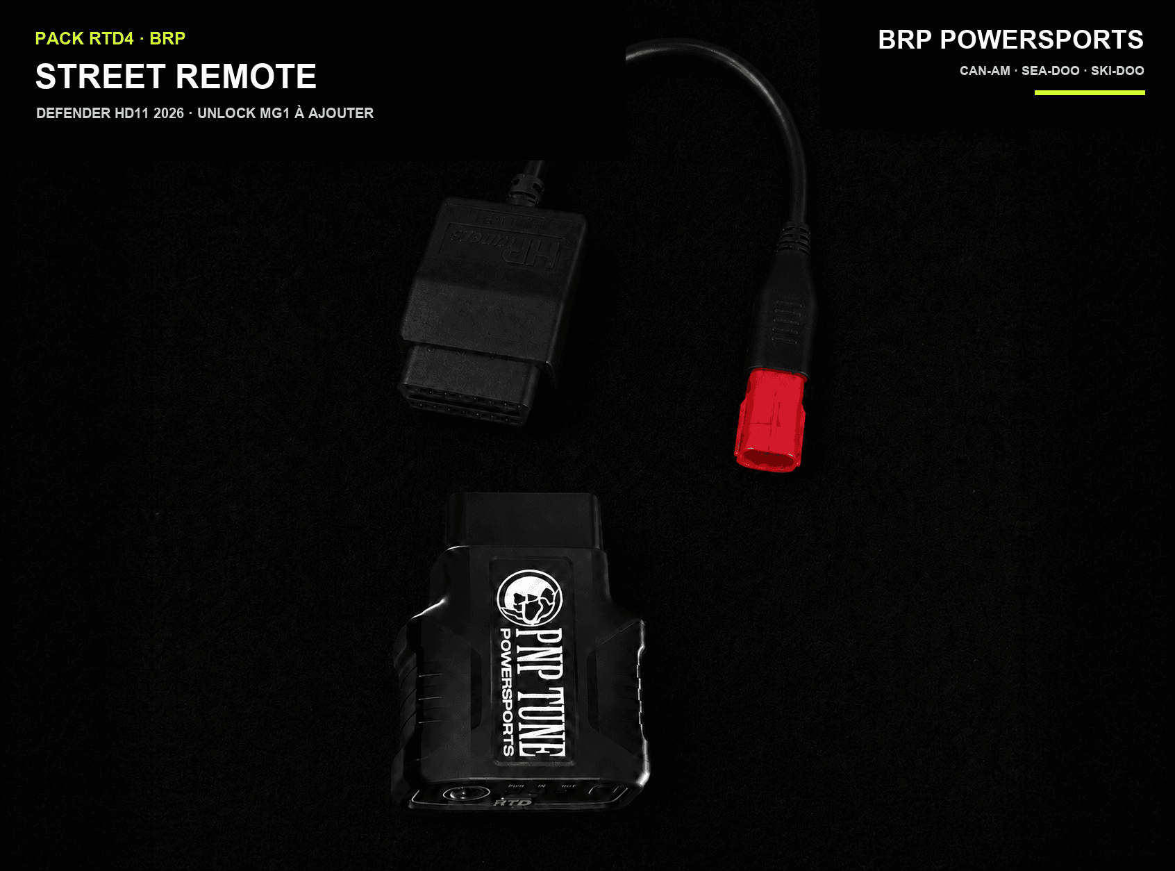 PACK RTD4 · BRP POWERSPORTS · STREET REMOTE